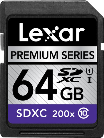 Lexar Premium SDXC 64GB 200x
